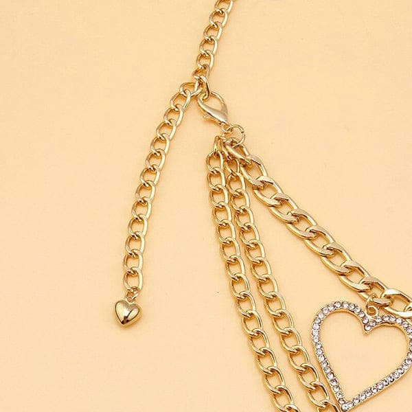Peach Heart Waist Chain