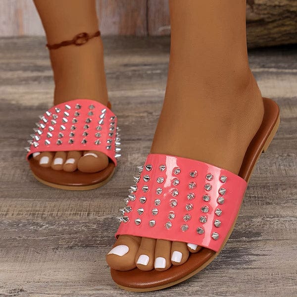 Devil's Spur Leather Studded Sandals