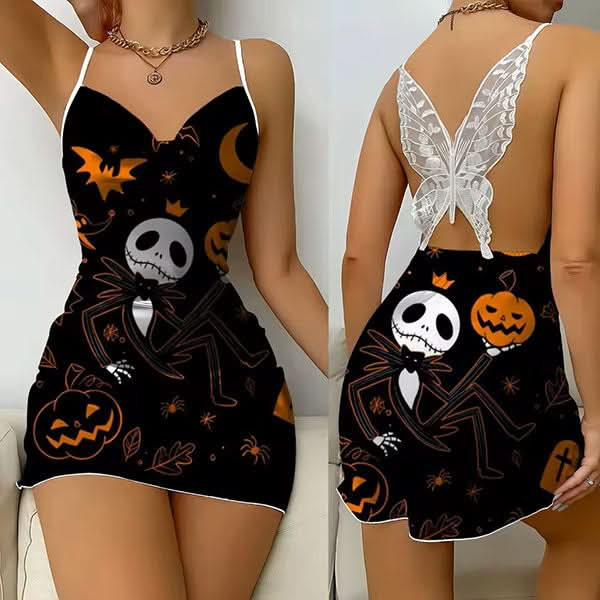 Spooky Sweet Dreams Jack & Sally Nightdress