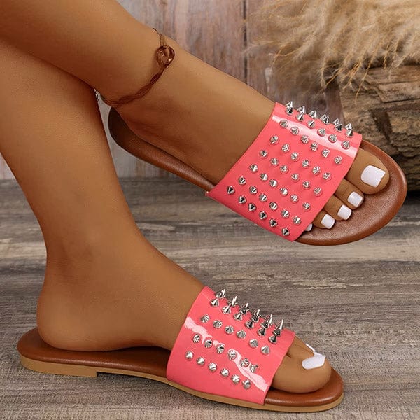 Devil's Spur Leather Studded Sandals