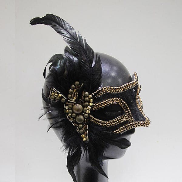 Gothic Feather Mask