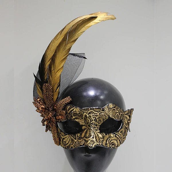 Gothic Feather Mask