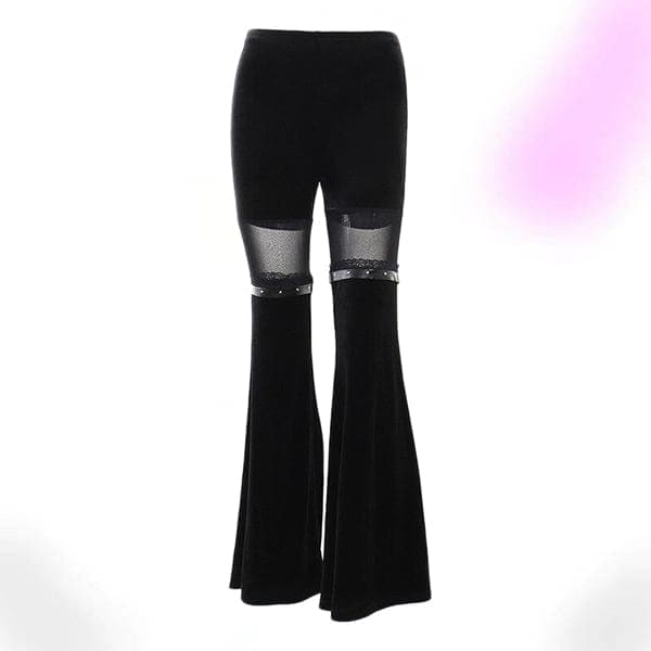 Dark Vixen Velvet Flare Pants