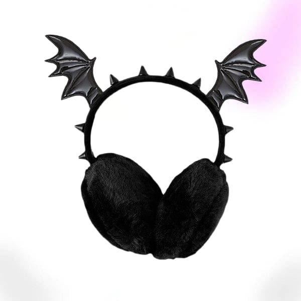 Gothic Bat Wings Earmuffs