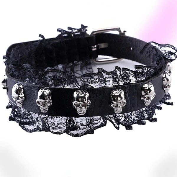 Lustful Skull Choker Necklace