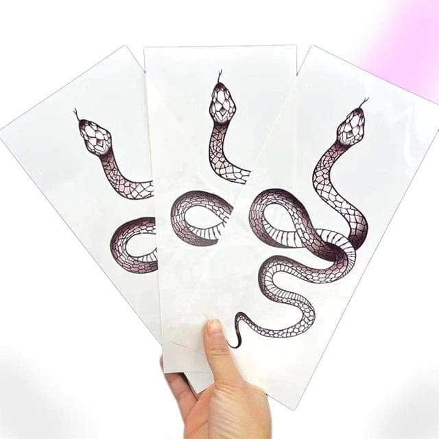 Black Snake Tattoo Sticker