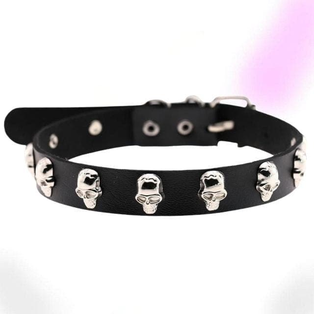 Cursed Skull Choker Necklace