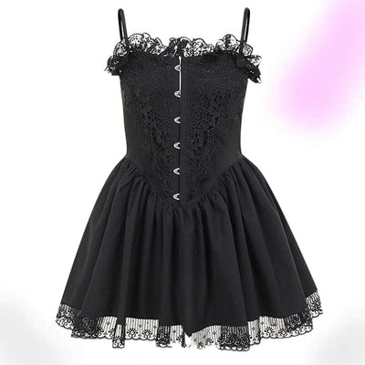 Morgana Gothic Lace Dress
