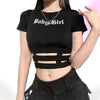 Baby Girl Gothic Crop Top