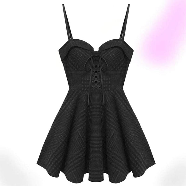 Untamed Goth Mini Dress