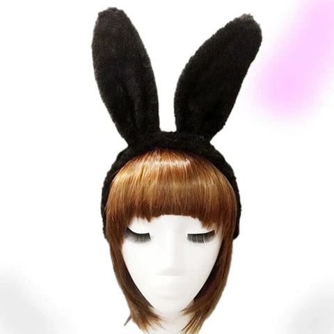 Plush Rabbit Ears Headband