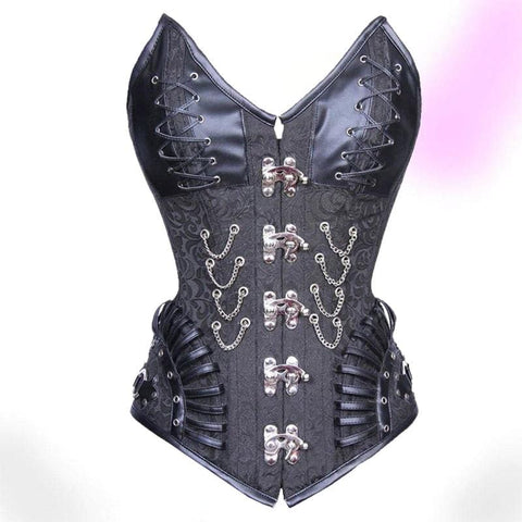 Dark Steampunk Victorian Corset