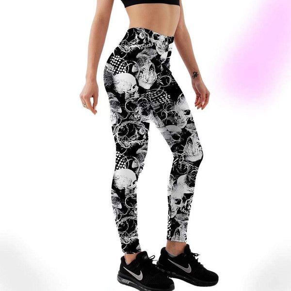 Skull Gang Printed Leggings