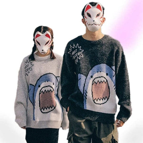 Shark Attack Knitted Sweater