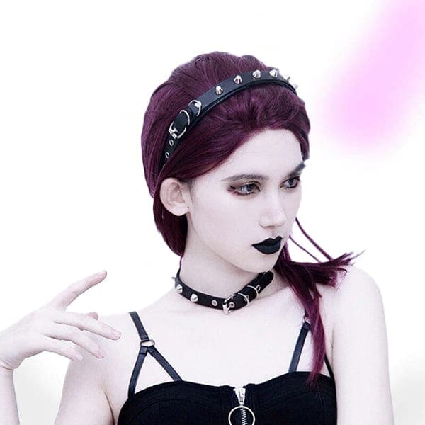 Metal Ace Steampunk Rivet Headband