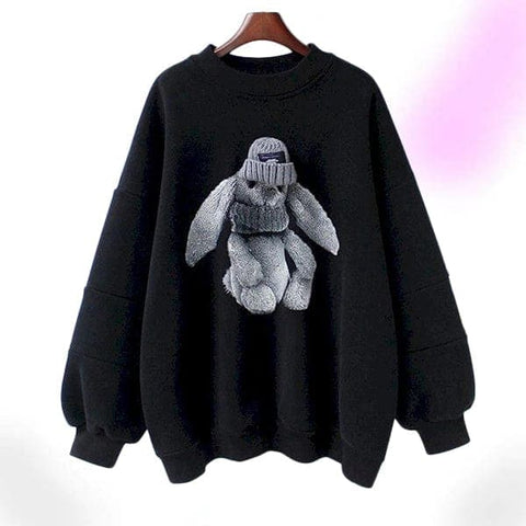 Bunny Haze Loose Sweatshirt