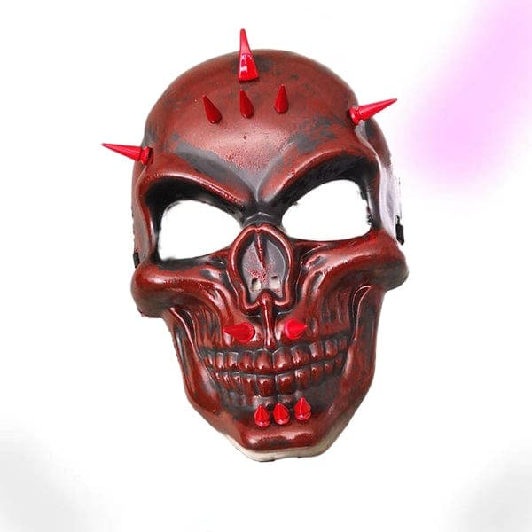 Red Skull Face Mask