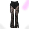 Willow Aesthetic Black Flared Pants