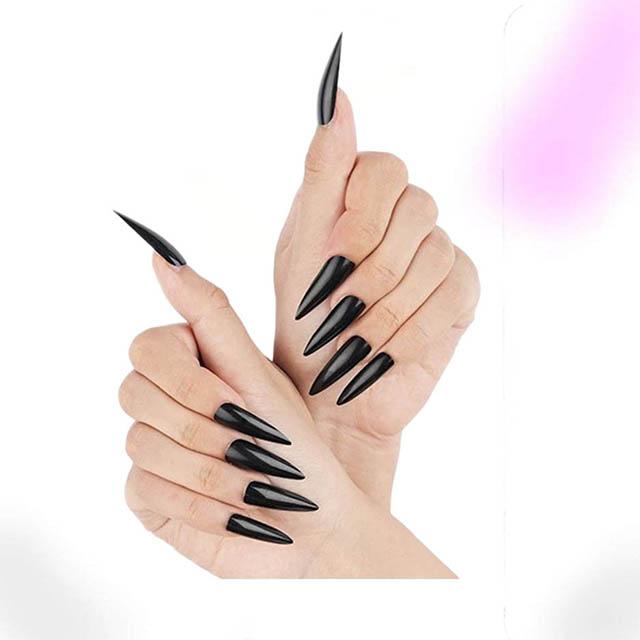 Witchy Long Stiletto Press On Nails