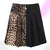 Leopardess High Waist Pleated Skirt