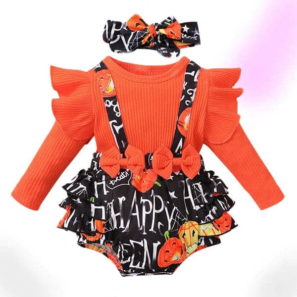 Bootiful Halloween Baby Romper