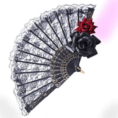 Lolita Black Hand Fan