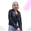 Faux Leather Love Hearts Jacket