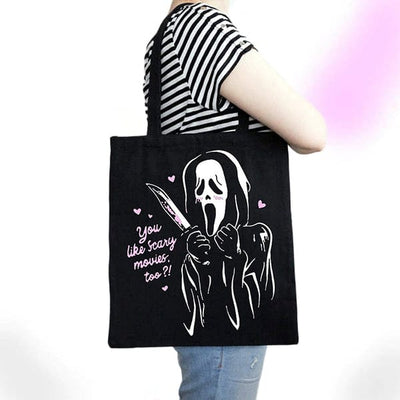 Scream Killer Black Tote Bag