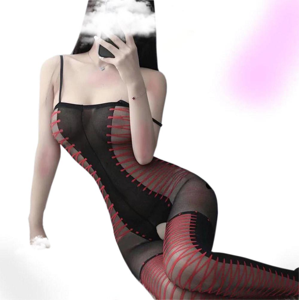 Erotic Midnight Tempest Bodystocking