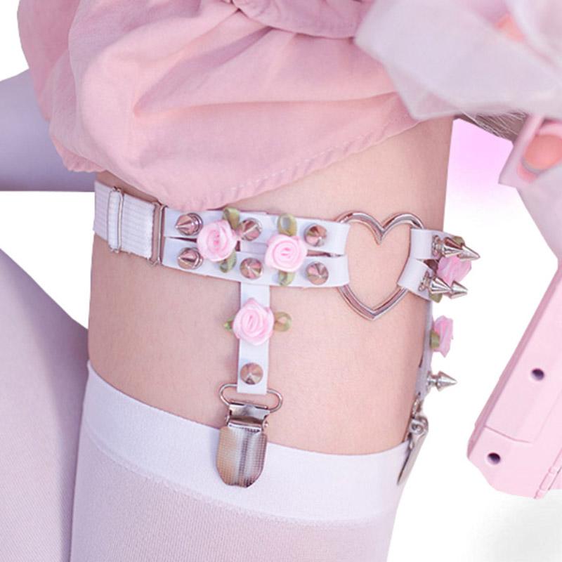 Suspender Holy Leg Garter | Leg Garter Belt Gothic Babe Co Suspender Holy Leg Garter | Leg Garter Belt Gothic Babe Co