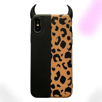 3D Devil Leopard Phone Case
