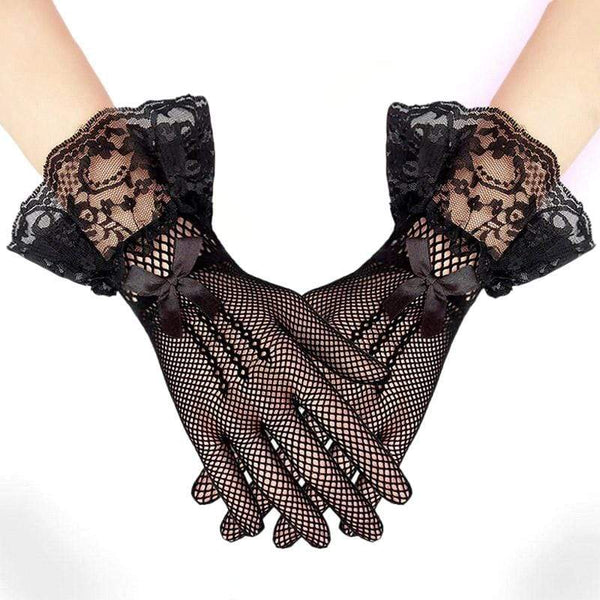 Mesh Gothic Sweet Gloves