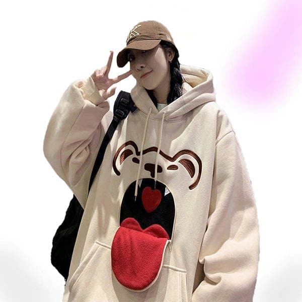 Hungry Bear Oversized Hoodie