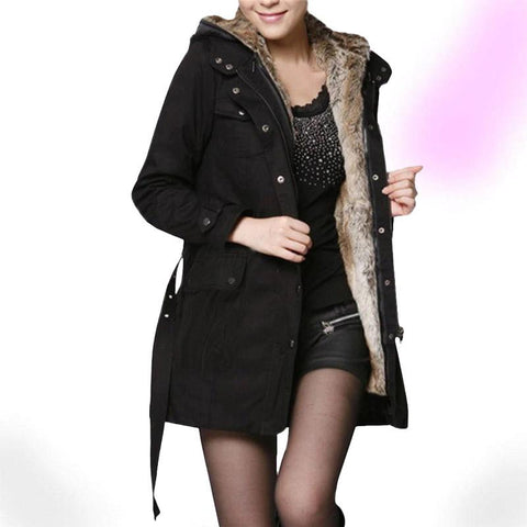 Classy Warm Hooded Coat