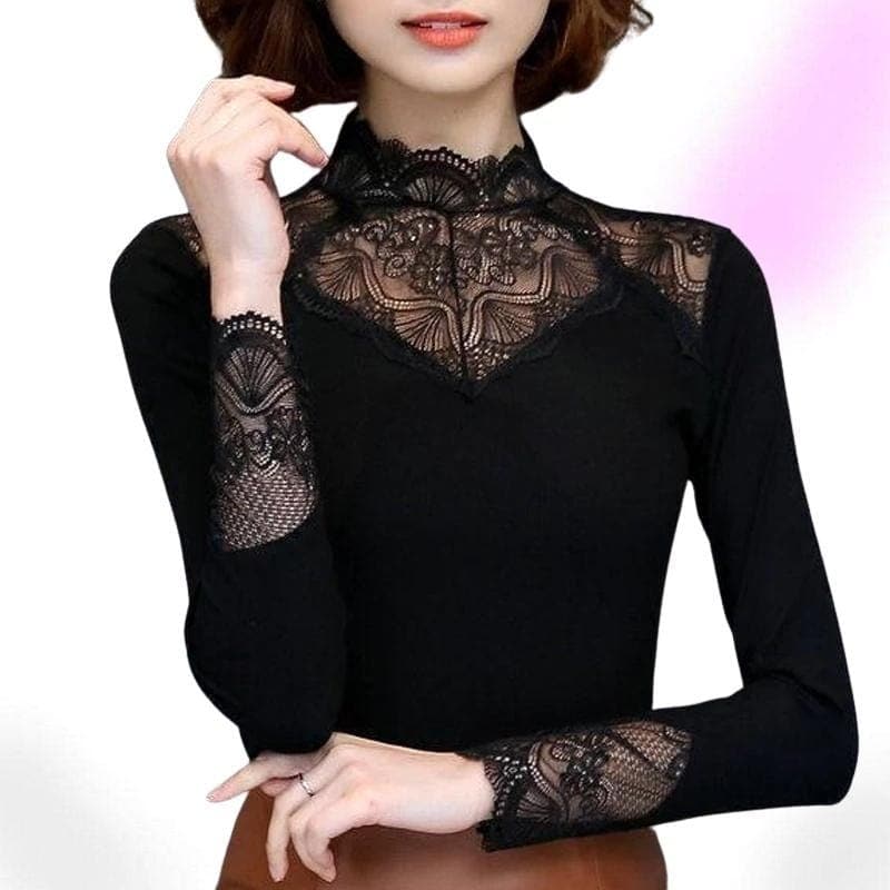 Midnight Kiss Lace Top