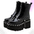 Domination Rivets Platform Boots