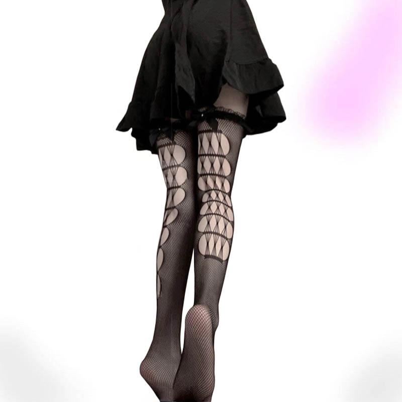 Hollow Out Gothic Stockings