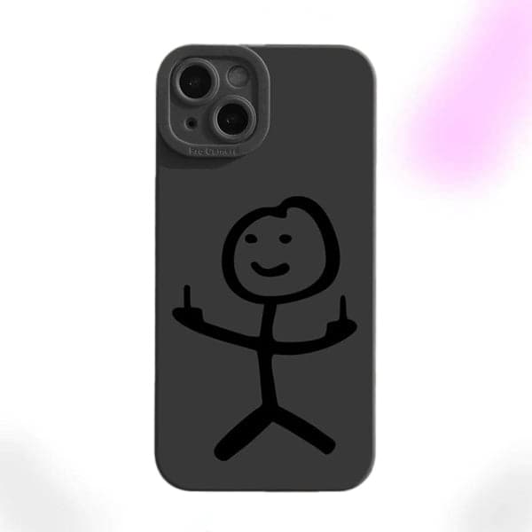 Comic Stickman Phone Case