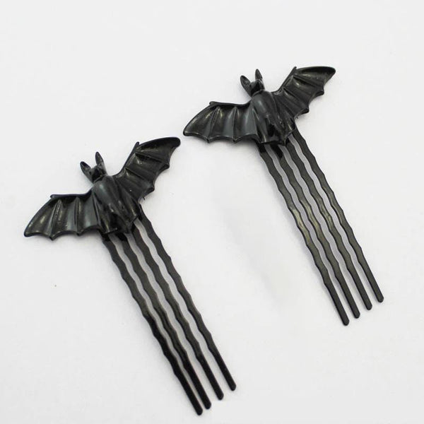 Black Bat Hair Clip