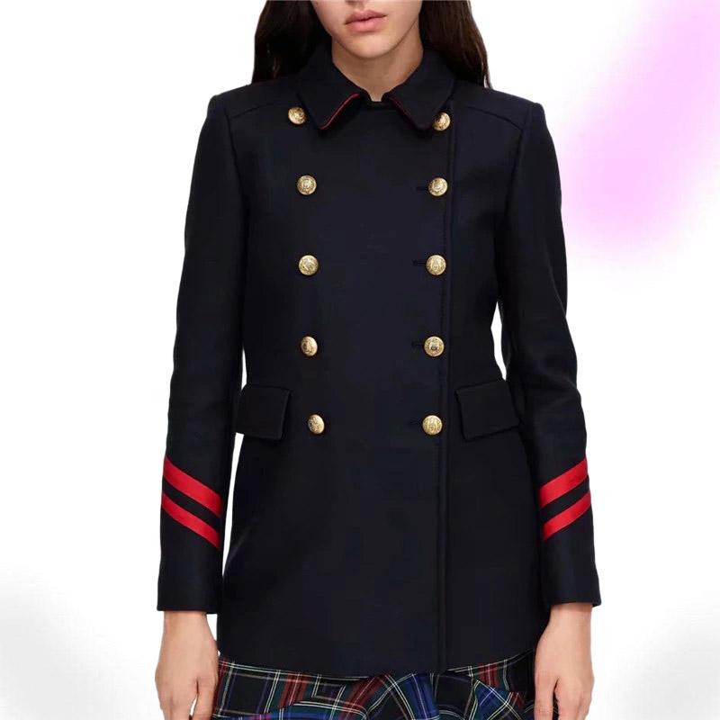 Female Milita Fashion Coat