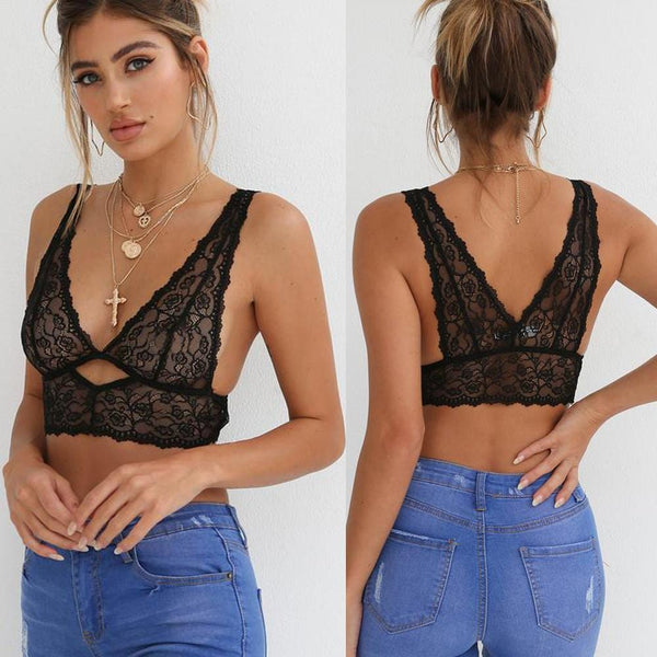 Vivian Floral Lace Bra