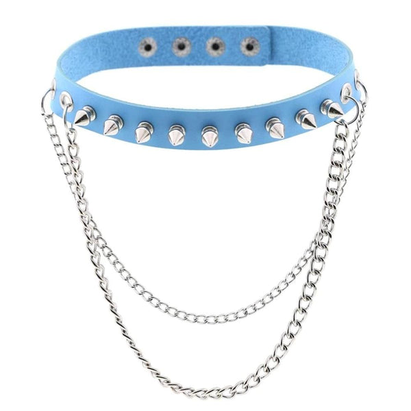 Emo Punk Chained Choker