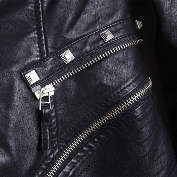 Jean Rider Faux Leather Jacket