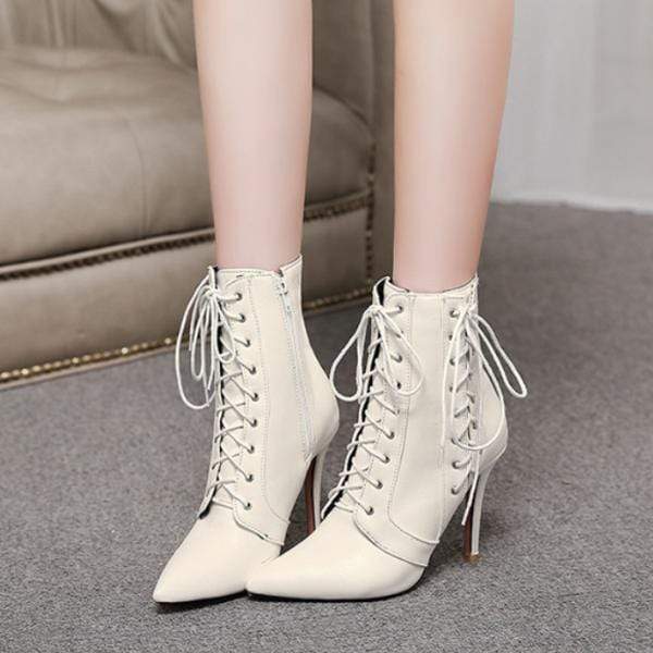 Bewitching Lace Up Boots