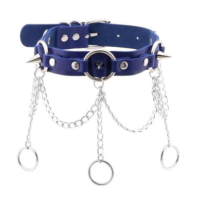 Chain of Guilt Leather Choker