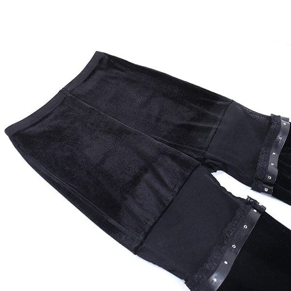 Dark Vixen Velvet Flare Pants