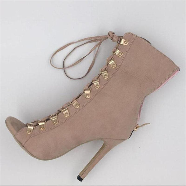 Flashy Gladiator High Heel Boots