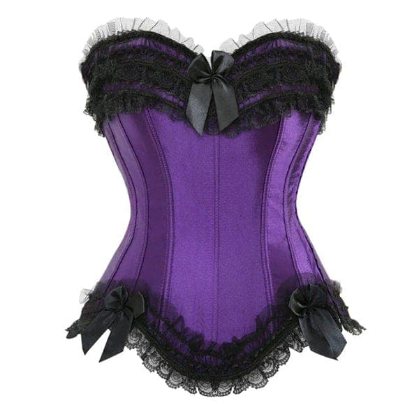 Goth Duchess Satin Overbust Corset