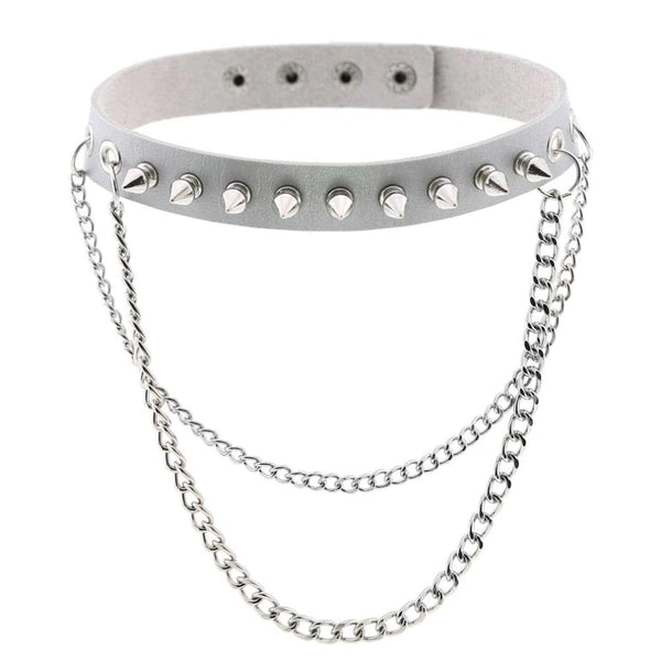 Emo Punk Chained Choker