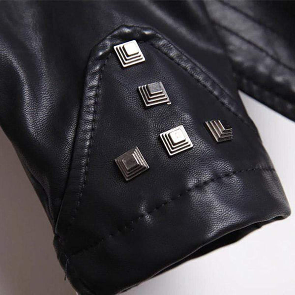 Jean Rider Faux Leather Jacket